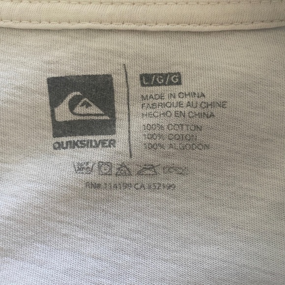 QUIKSILVER Boardriding Sunset Surf Tee Shirt Men L Large - Picture 4 of 6